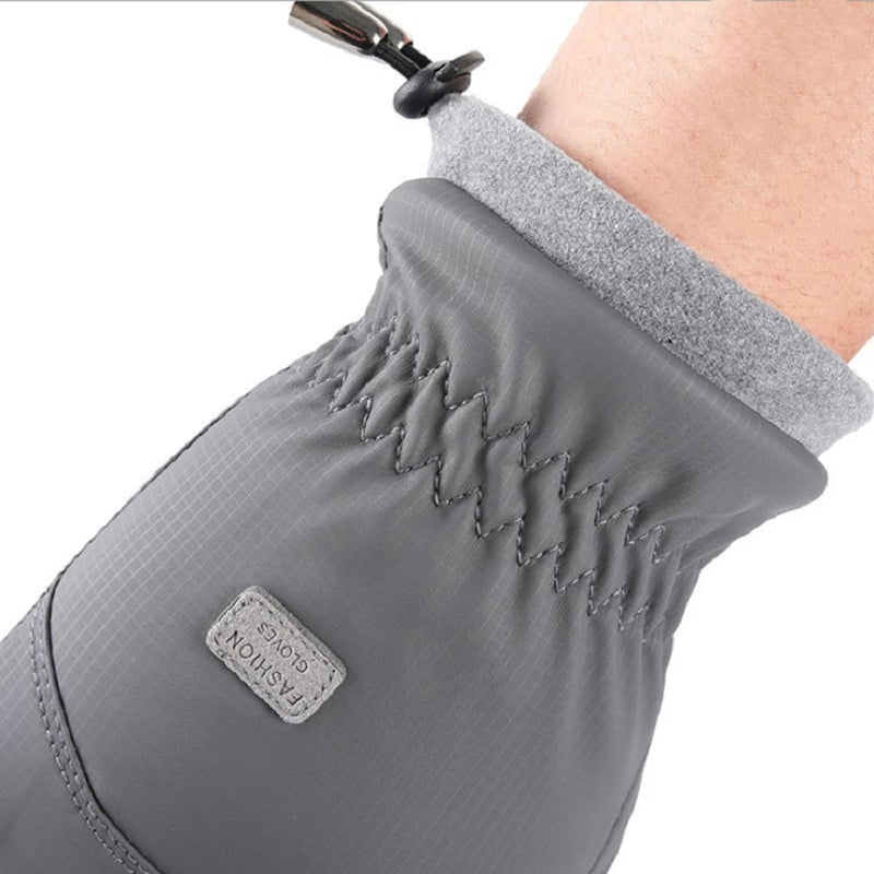 Eohak Men and Women Ski Gloves Winter Cold Weather Gloves Touchscreen Warm Waterproof Gloves for Cycling, Running, Driving, Skiing - Image 4